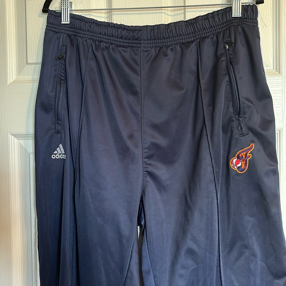 Adidas Indiana Fever Basketball unisex blue track pants size XL